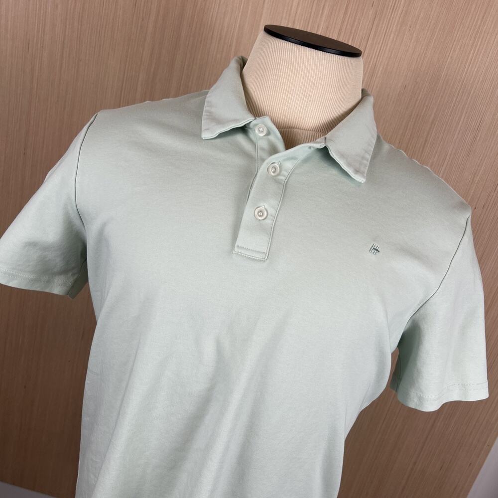 Hechter Paris‎ Men's Light Green XL Polo Shirt Short Sleeve Collared